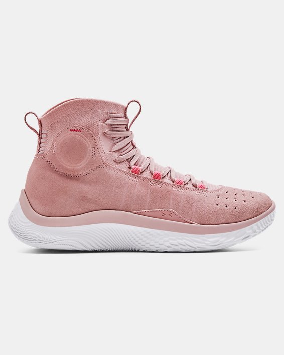 Unisex Curry 4 FloTro Basketball Shoes, Pink, pdpMainDesktop image number 0